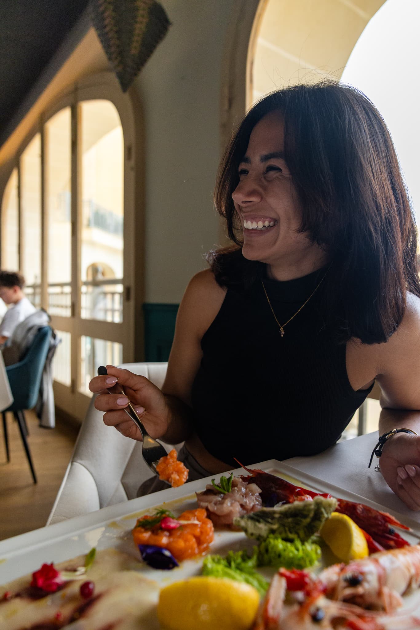 Elegant dining room at Zeri's Restaurant